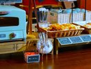 トースターはアラジンで朝食を