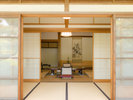 貴賓室・総檜造りの数奇屋造りの純和風、日本庭園眺望(8帖+8帖+14帖)