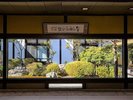 【ロビー】玄関を入った正面中庭