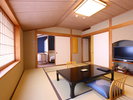【和洋室】和室とベッドのお部屋です。