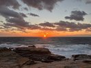 【千畳敷】水平線に沈む夕日はまさに「絶景」