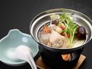 *【ご夕食一例】体を内側から温める薬膳鍋。心も体もほっとする一品