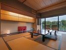 【和モダンな設えの12畳和室】旅館ならではの和室でのんびりとお過ごしいただけます