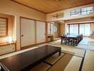*【客室/和庵101号室】2間の大部屋なので小さなお子様連れや三世代旅行、グループに最適です