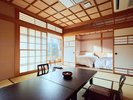 *【客室/501号室川側】広々とした和の空間で、大切な方との特別なひとときを※ワンちゃん不可