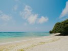 ホテルの近くのビーチで沖縄を満喫。