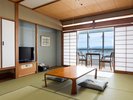 【和室】全室オーシャンビュー|10畳