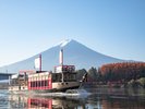 河口湖遊覧船/当施設から乗り場までお車で約10分。河口湖を湖上から優雅に楽しむ遊覧船。