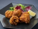 「越の鶏」唐揚げ カレー味