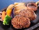 「あがの姫牛」&「純白のビアンカ」のハンバーグランチ