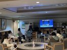 星のプログラム 館内で星空案内を実施します。