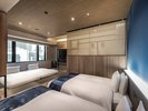 【ファミリー和洋室】小さなお子様連れに嬉しい布団付きのお部屋。和の落ち着きと洋の快適さが調和した空間