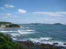 磯笛岬から浜島方面を見たところです