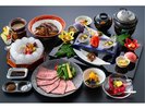 地元精肉店厳選肉ローストビーフ会席(前菜は2名様盛り)