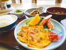 朝食メニューの一例