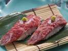 とちぎ和牛プランでしか食べられない握り