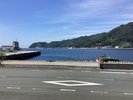 ホテル前で釣りをすることもできます