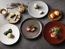 【夕食】薪焼きコース冬メニューイメージ_WOODSIDE dining