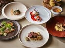 【夕食】薪焼きコース冬メニューイメージ_WOODSIDE dining