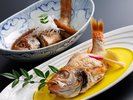山陰の高級魚 のどぐろを、焼きや煮付けでいただけます。別注オプション料理としてご注文いただけます