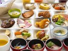 【朝食】和洋バイキングを多種類のメニューでご準備しておお待ちしております。