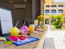 夏季限定◆ガーデンプールに合わせてプールサイド売店もOPEN!