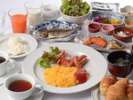 朝食ビュッフェ