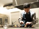 【ご夕食】目の前で出来上がる料理の数々