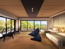 2026年4月リニューアル 南館 スーペリア コーナーツイン【吾妻連峰側】