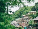 【有福温泉の町並み】1300年以上の歴史ある小さな温泉街