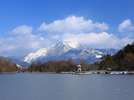 【周辺観光(冬)】三島池と伊吹山☆写真提供:(公社)びわこビジターズビューロー