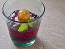 【土地の恵み・季節の会席】(2026年9月〜11月)秋 デザート 葡萄ゼリー