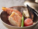 【土地の恵み会席】秋(2026年9月〜11月)焚合 海鮮トマト煮込