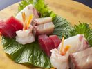 【特別会席】秋(2026年9月〜11月)御造里 鯛 本鮪 鰤 赤海老