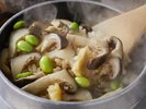 【極み会席】秋(2026年9月〜11月)御飯 松茸釜飯