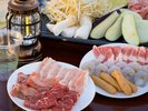 ☆女川の新鮮な食材をたっぷりとご用意。ご自身でのご用意も可能。