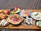 手ぶらで気軽にBBQ!食材も全て付いた「おながわ満喫プラン」