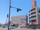 ホテル外観(東側より)JR宮崎駅方面からだとこんな感じに見えます@@