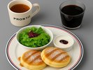 【朝食】パンケーキセット(写真はイメージです)宿泊者限定!ドリンクおかわり可能*一部商品を除く*
