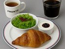 【朝食】クロワッサンセット(写真はイメージです)宿泊者限定!ドリンクおかわり可能*一部商品を除く*