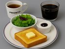 【朝食】トーストセット(写真はイメージです)宿泊者限定!ドリンクおかわり可能*一部商品を除く*