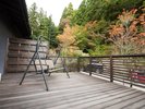 客室テラス&ブランコ