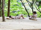 大自然の中でくつろぐ時間は普段言えないことも素直にいえるかも
