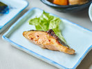 ・【朝食一例】和朝食の定番・焼き魚。朝からタンパク質を摂取してパワーを充電!