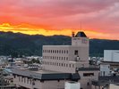 外観夕焼け