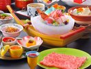 【夕食】山形牛しゃぶしゃぶ付和会席(冬)※イメージ