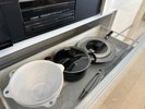 完備された食器類
