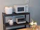 B棟:充実した調理家電もご用意しております