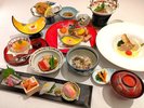 夕食の月替わりの趣肴会席(一例)
