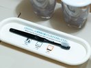 使用後の歯ブラシは浴室の準備しておりますこちらのトレーに返却をお願いします。
